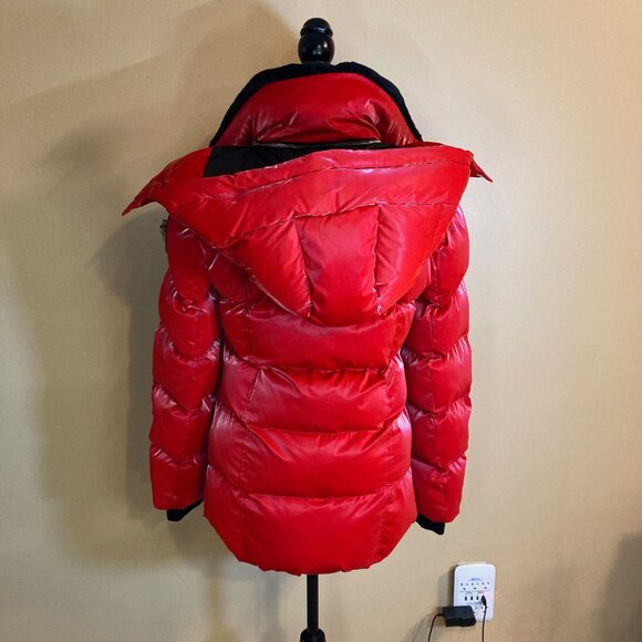 #110 Woody Bomber Jacket Red Diamond, Size Medium - Picture 9 of 15